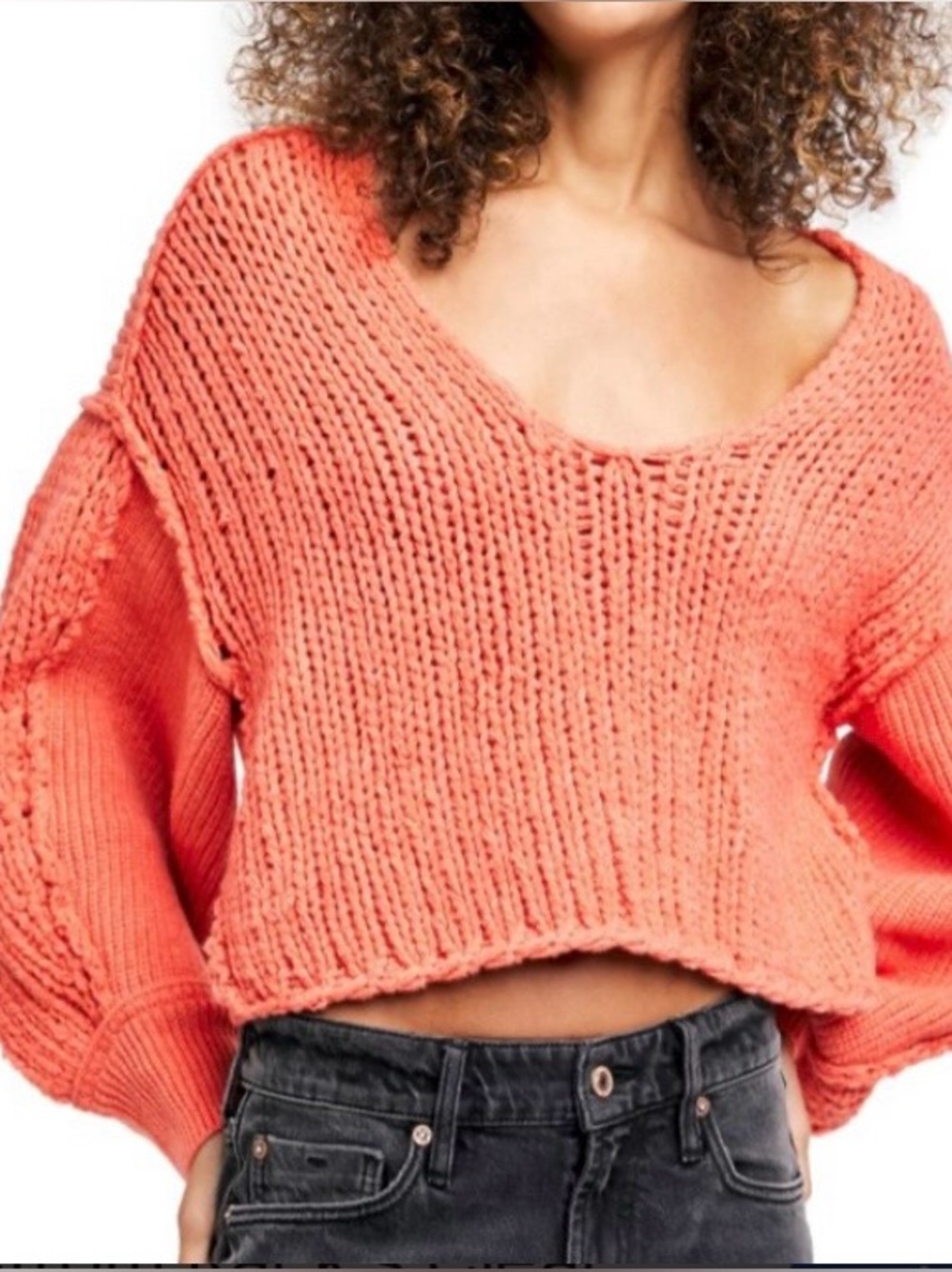 Free People We The Free Sea Bright Sweater Size S